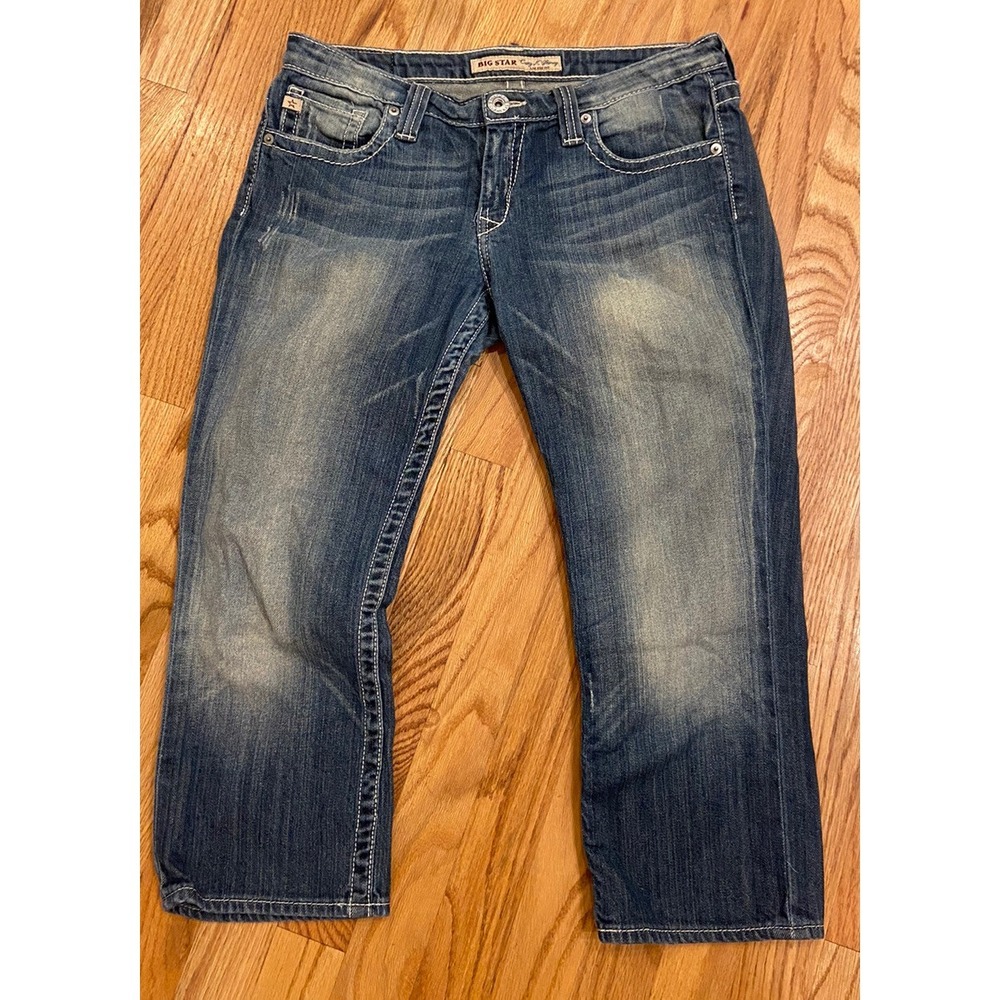 Big star Casey K. Skinny Low Rise Crop Jeans‎ Shorts Capri 30